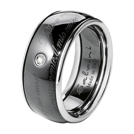 Ring Weissgold und keramische Fragmente Copyright Salvini