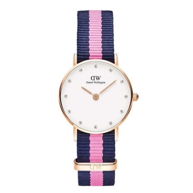 Watch Daniel Wellington woman Classy Winchester pink fabric