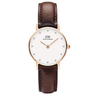 Watch Daniel Wellington woman Classy Bristol Leather Brown
