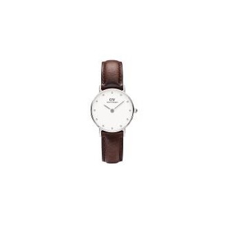Sehen Sie Daniel Wellington Frau Silber edel Bristol Haut