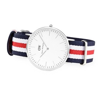 Watch Daniel Wellington silver Classic Canterbury strips