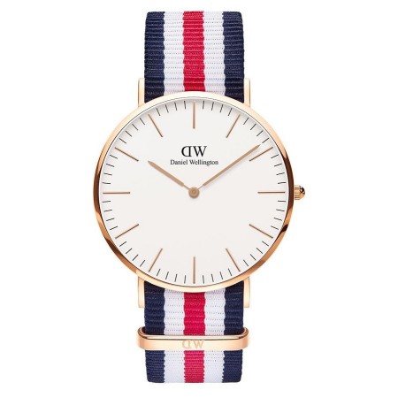 Watch Daniel Wellington Man Classic Canterbury rose strips