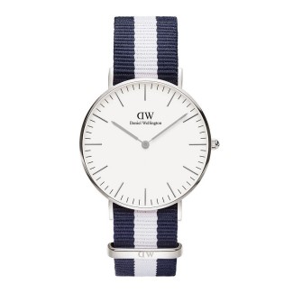Sehen Sie Daniel Wellington unisex Silber Classic Glasgow blau