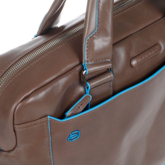 Piquadro folder due manici in pelle-Brown-CA3335B2/TO