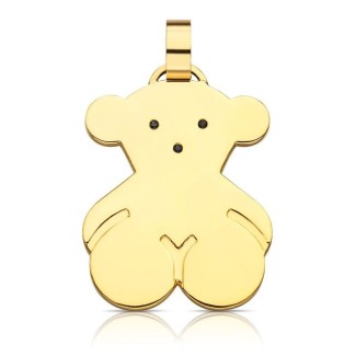 Ciondolo grande Tous Orso in argento dorato - 415904650