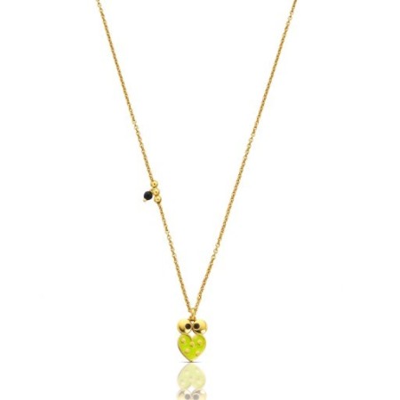 Collana Tous Face con cuore smaltato verde - 612632530