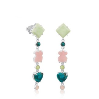 Tous earrings silver pendant-613,633,530