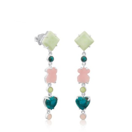 Tous earrings silver pendant-613,633,530