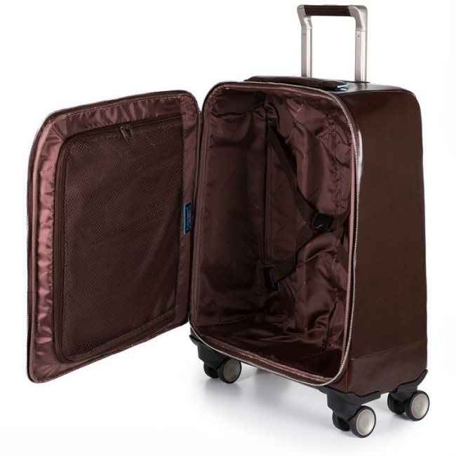 Piquadro Trolley cabina slim linea Blue Square mogano - BV3849B2/MO