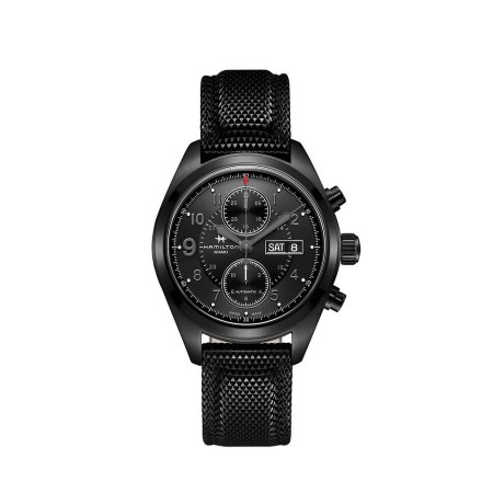 Orologio crono Hamilton Khaki Field Black - H71626735