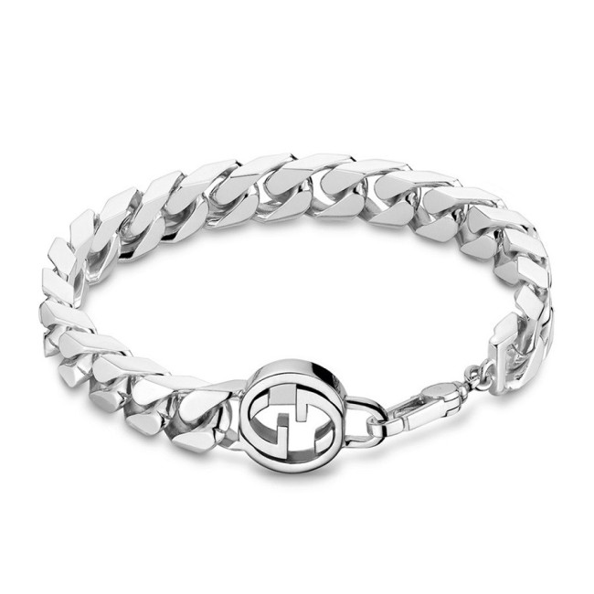 Ineinandergreifenden Gucci Kette Armband-YBA356263001021