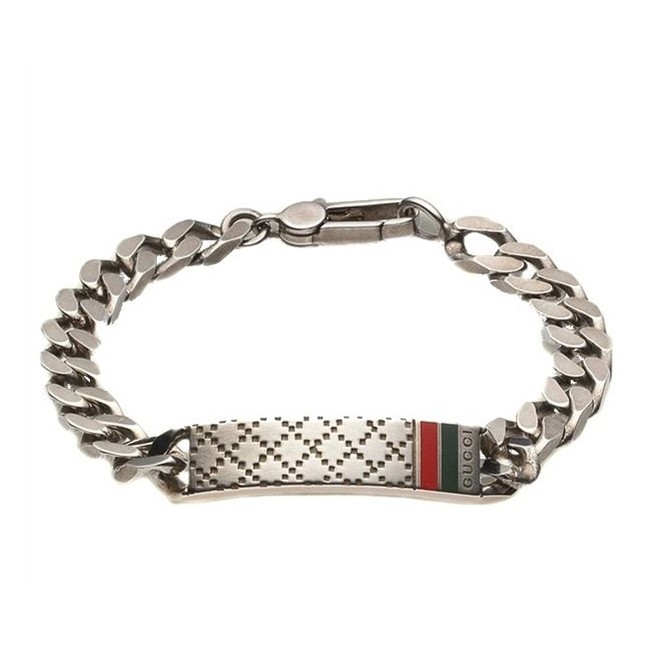 Bracelet mens Gucci Diamantissima burnished-YBA295676001021