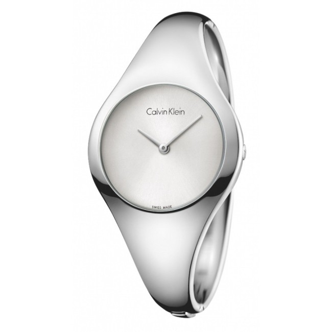 Calvin Klein Damen nackte Laufwerk Silber-K7G2M116
