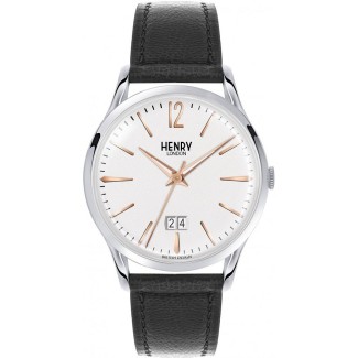 Orologio vintage Henry London Highgate argentato