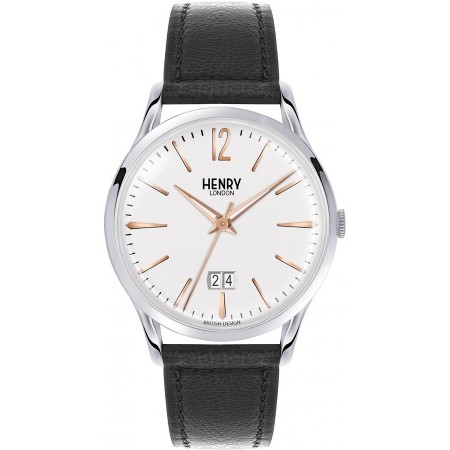 Orologio vintage Henry London Highgate argentato