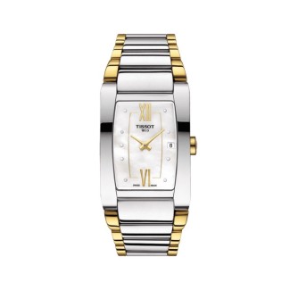 Tissot Generosi-T-tone rectangular watch woman
