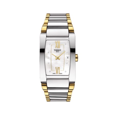 Tissot Generosi-T-tone rectangular watch woman