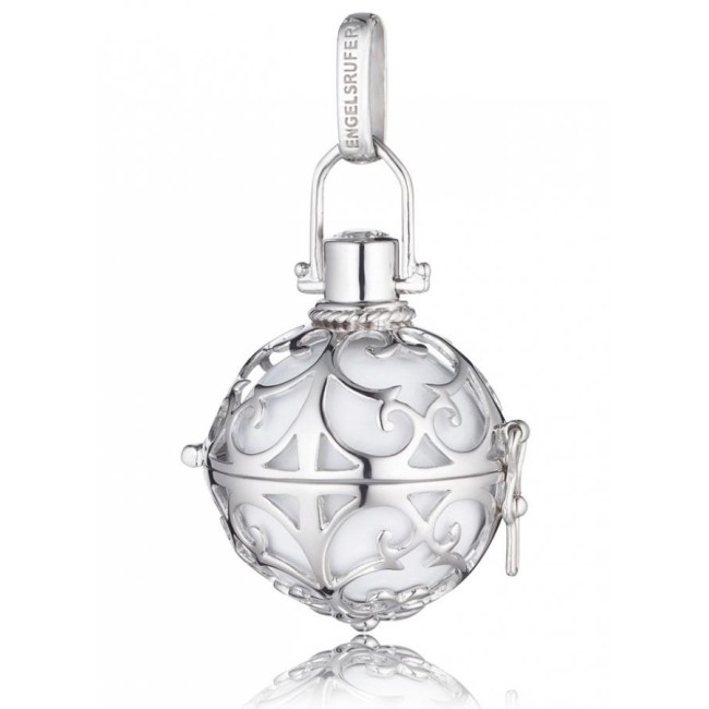 Big Engelsrufer pendant in silver and white ball-ER01L