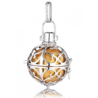 Pendente grande Engelsrufer in argento e sfera dorata - ER-09-L