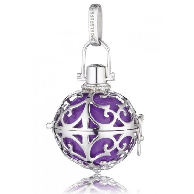 Pendant big silver and lilac ball Engelsrufer-ER08L