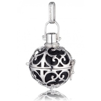 Engelsrufer black sphere pendant big silver-ER-02-L