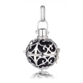 Engelsrufer average pendant in silver and black ball-ER-02-M