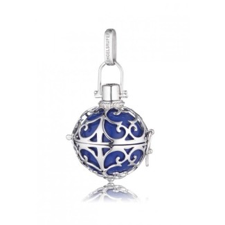 Small pendant Engelsrufer silver with blue ball-ER-07-S