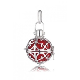 Small pendant Engelsrufer silver with red ball-ER-05-S