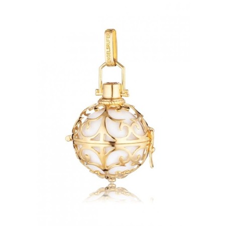 Pendente piccolo Engelsrufer in argento dorato con sfera bianca - ER01GS