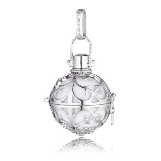 Pendente piccolo Engelsrufer in argento e sfera bianca - ER01S
