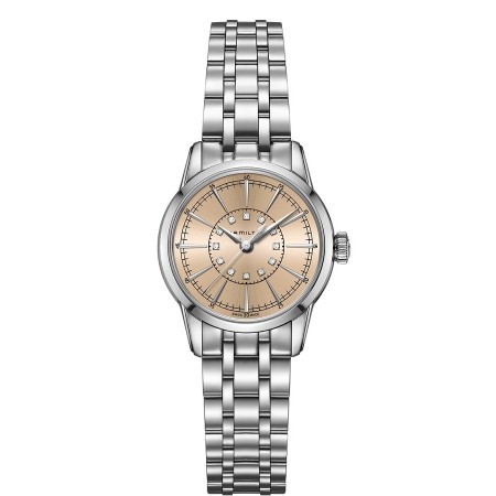 Orologio HAMILTON Timeless Classic RailRoad Lady con diamanti