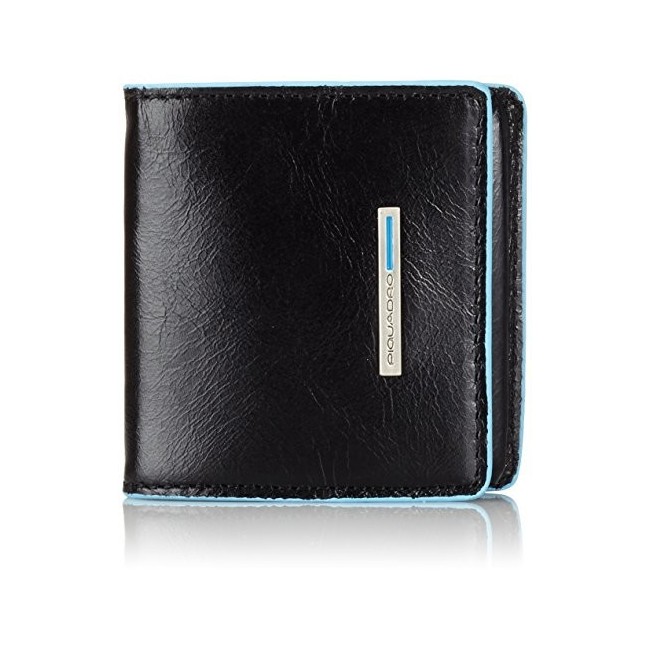 Portamonete a tacco quadrato Piquadro Nero - PU2634B2/N