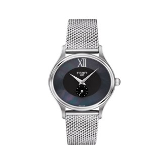 Oval watch Tissot Bella Ora black shell