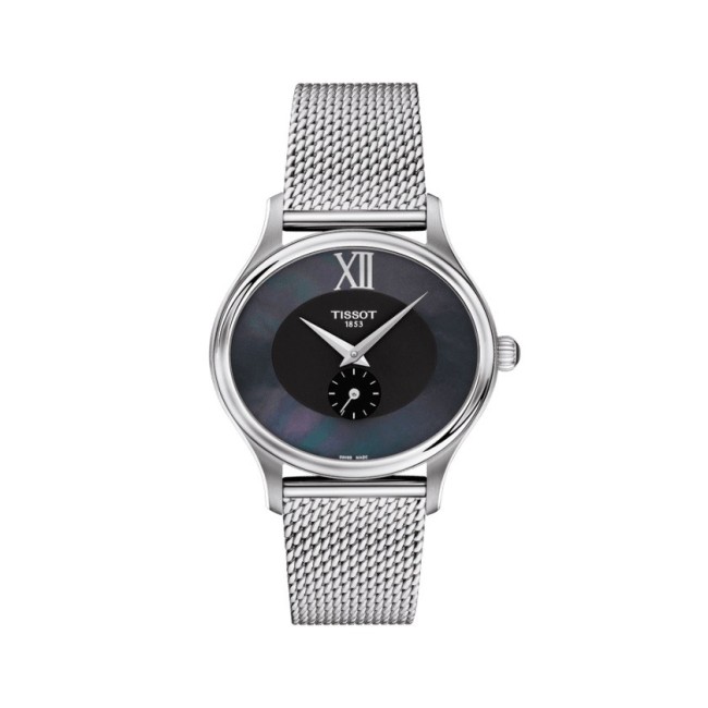 Oval watch Tissot Bella Ora black shell