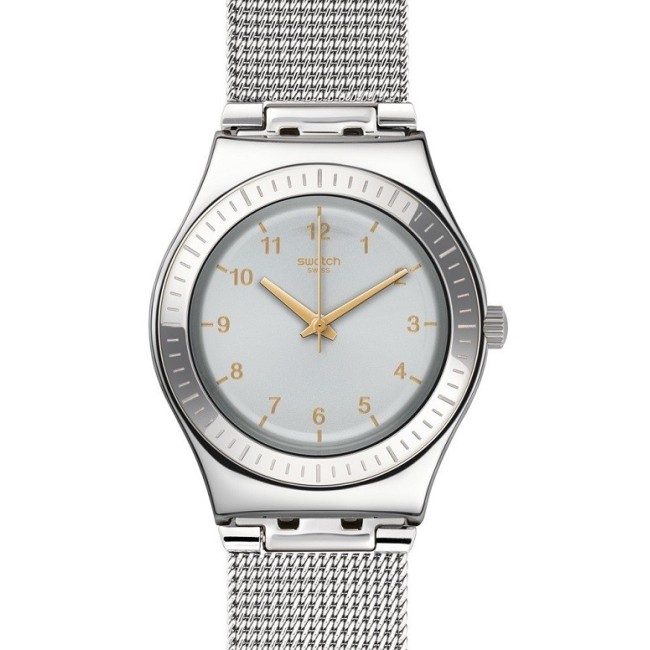 Swatch watch YLS186G steel news-woman Quitness