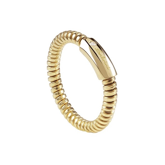 Yellow Gold Diamond Ring Salvini Minimal Pop