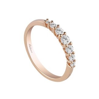 Rose Gold Diamond ring Diamond Eternity Salvini Moonlight