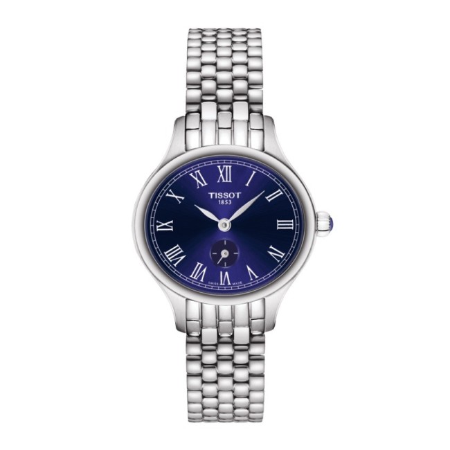 Orologio donna ovale Tissot Bella Ora Piccola Blu - T1031101104300