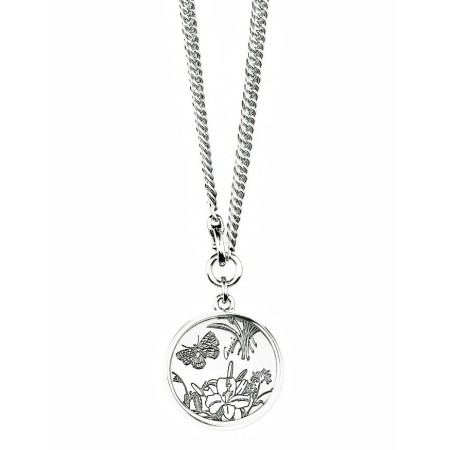 Silver necklace Gucci Flora-YBB32591400100U
