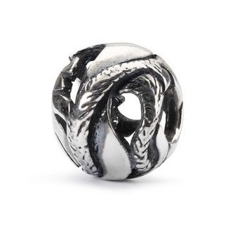 Feder des Liberty Silber Trollbeds Perlen