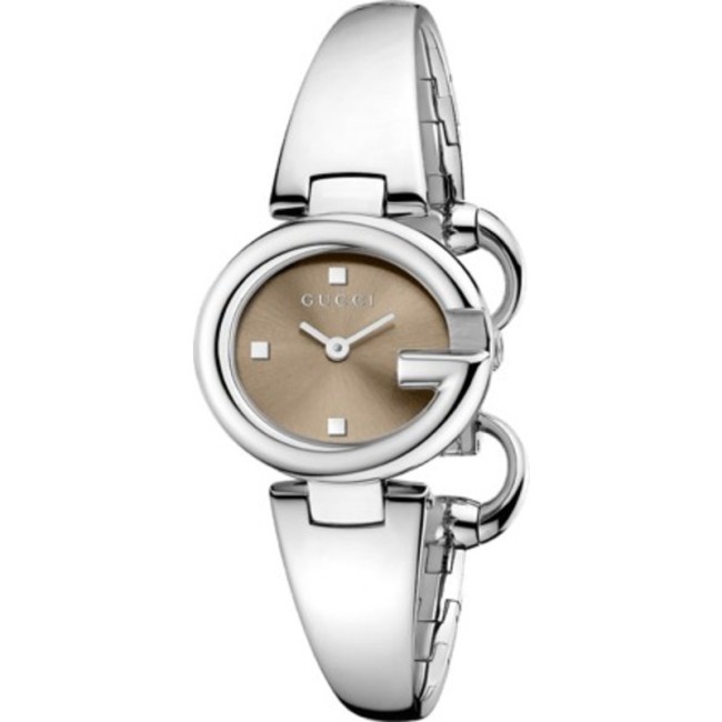 Gucci female watch Guccissima small Leather stap Bronze-YA134503