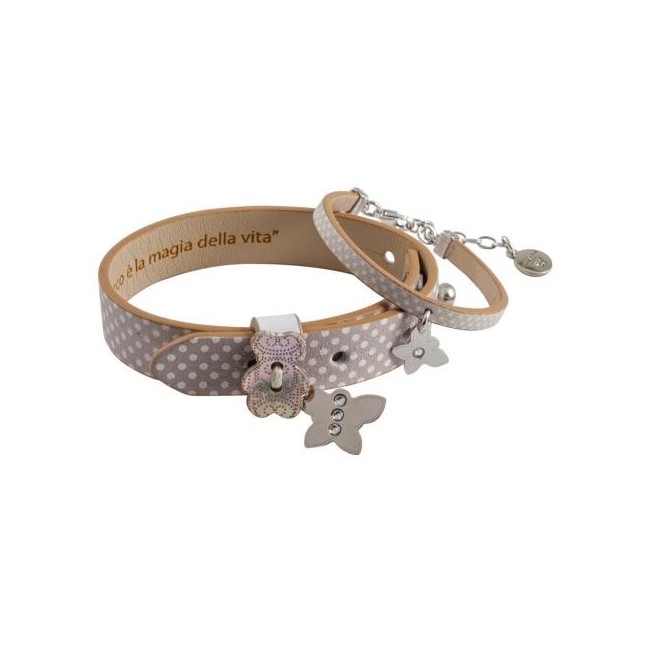 Coppia bracciali Keep Me Pois Beige Nanan - KMN23VPFB