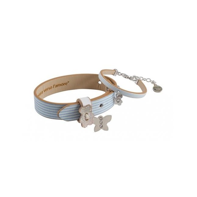 Coppia bracciali Keep Me Riga Azzurra Nanan - KMN23VFRFC