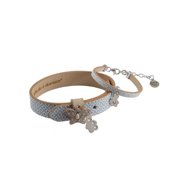 Coppia bracciali Keep Me Rombo Azzurro Nanan - KMN23VFSFC