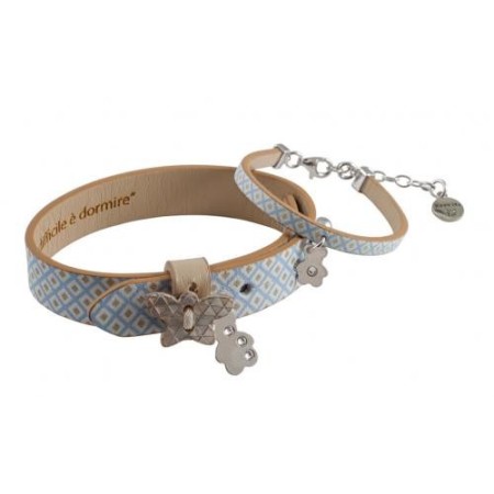 Coppia bracciali Keep Me Rombo Azzurro Nanan - KMN23VFSFC