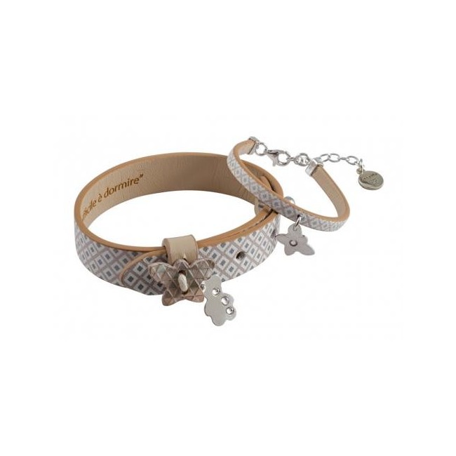 Coppia bracciali Keep Me Rombo Beige Nanan - KMN23VFSFB