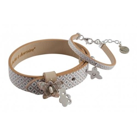 Coppia bracciali Keep Me Rombo Beige Nanan - KMN23VFSFB