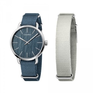 Orologio Calvin Klein Even cinturini in tessuto - K7B211WL