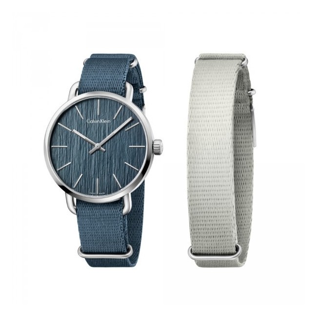 Orologio Calvin Klein Even cinturini in tessuto - K7B211WL