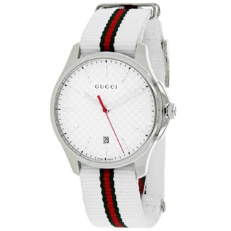Orologio Gucci G-Timeless large slim bianco - YA126322